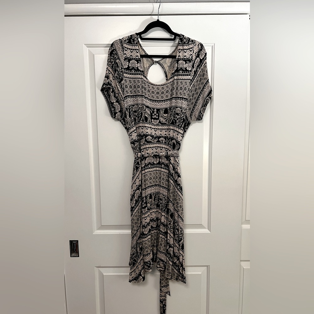 Torrid Elephant Print Keyhole Dress
